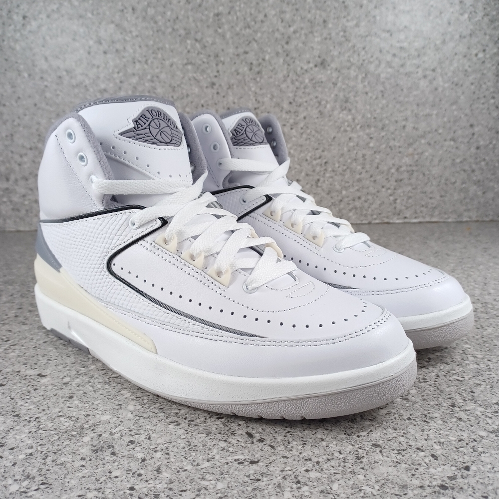 Nike Air Jordan 2 Retro Cement Grey Sneakers Shoes